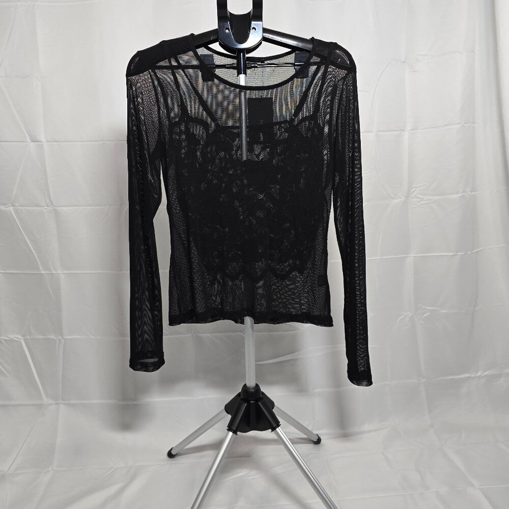 Fashion Nova Mesh Top (1X)